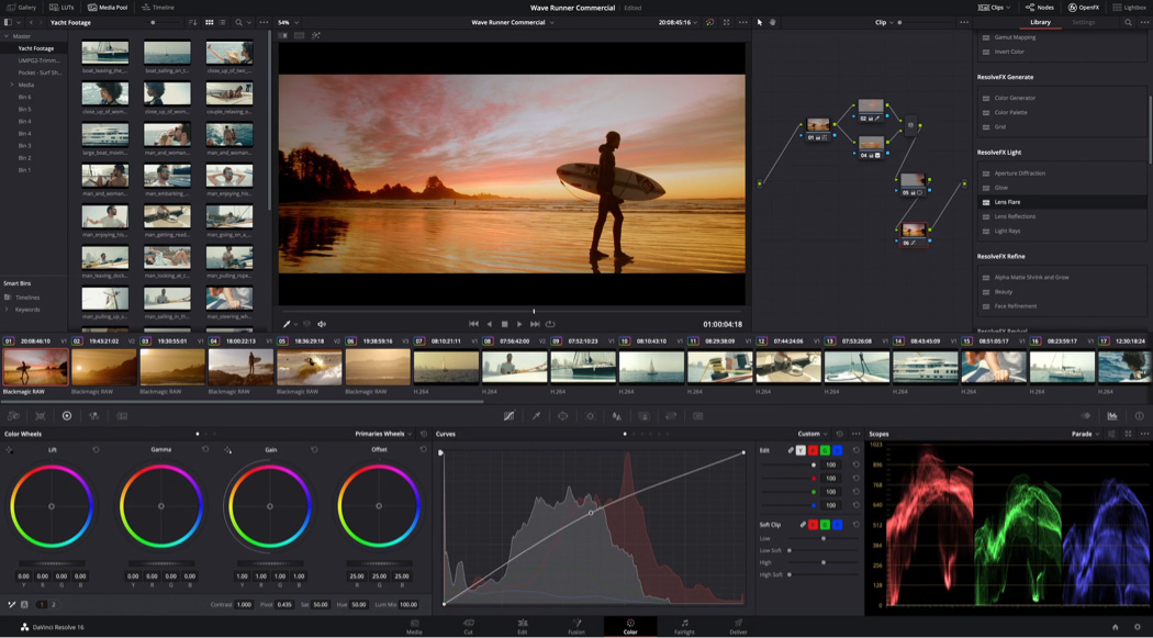 LA TÉCNICA DEL COLORISTA: COLOR GRADING CON DAVINCI